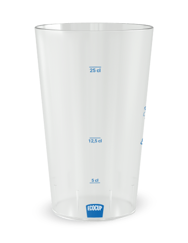 Gobelet transparent Graduation - Famille & Amis Retraite Plage - Ecocup
