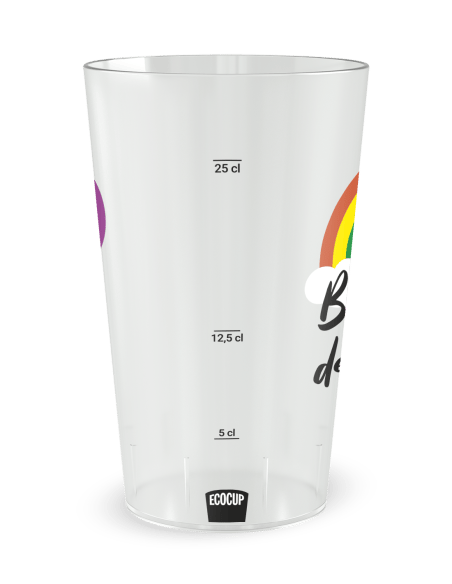 Gobelet transparent Graduation - Baptême Joli Ciel - Ecocup