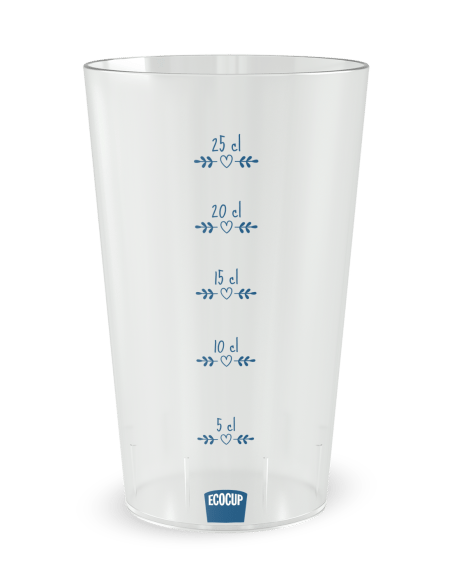 Gobelet transparent Graduation - hiver - Ecocup