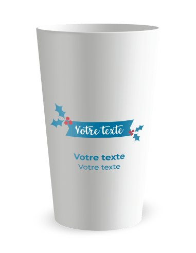 Gobelet blanc Graduation - Magie de Noël - Ecocup