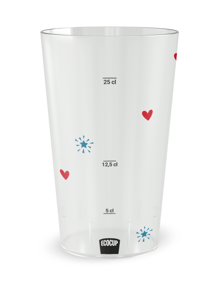 Gobelet transparent Graduation - Meilleurs vœux - Ecocup