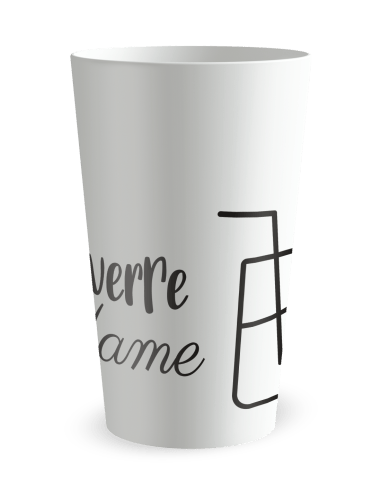 Gobelet blanc de coté - Mariage EVJF - Dernier Verre Avant Madame - Ecocup