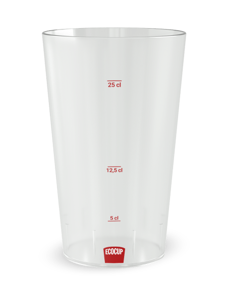 Gobelet transparent Graduation - blason et couronne - Ecocup
