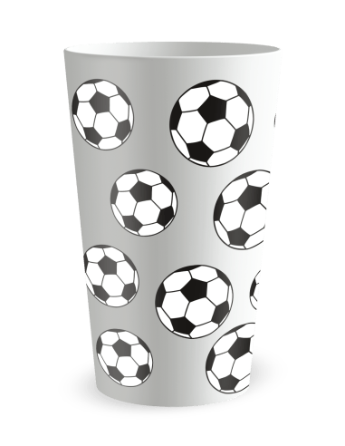 Gobelet blanc de dos - football - Ecocup
