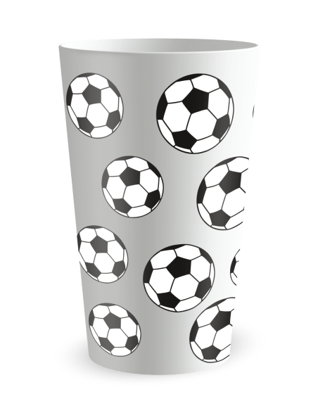 Gobelet blanc de dos - football - Ecocup