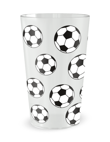 Gobelet transparent de dos - football - Ecocup