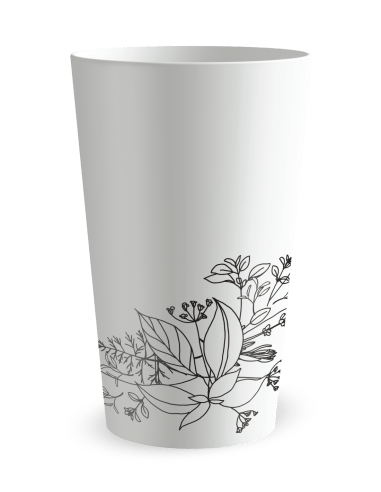 Gobelet blanc Graduation - mariage composition - Ecocup