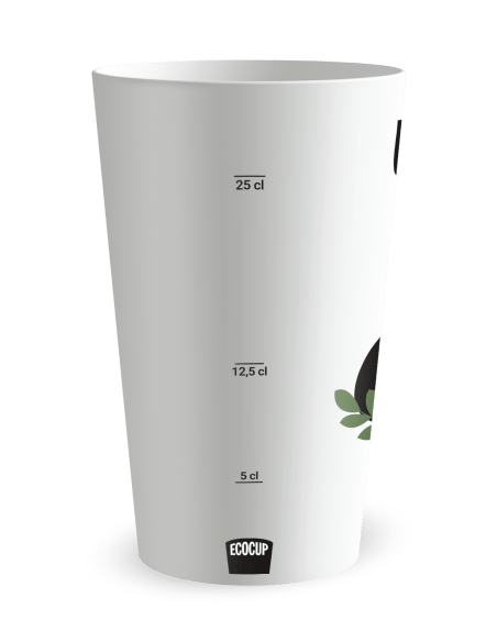 Gobelet blanc Graduation - mariage date - Ecocup