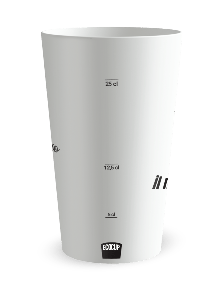 Gobelet blanc Graduation - mariage humour - Ecocup