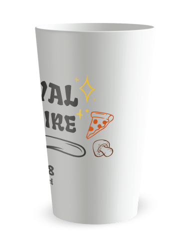 Gobelet blanc de dos - Festival Culinaire - Ecocup
