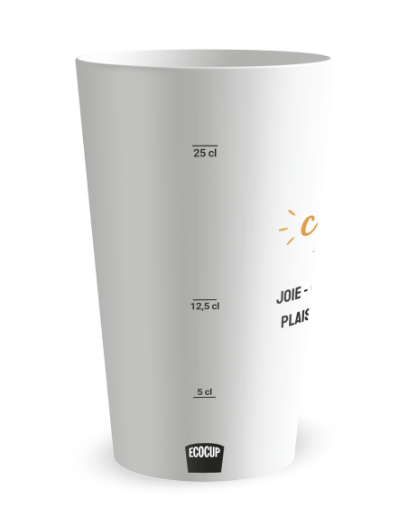Gobelet blanc Graduation - Comité Entreprise Celebrate - Ecocup