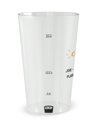 Gobelet transparent Graduation - Comité Entreprise Celebrate - Ecocup