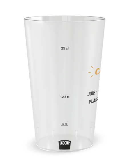 Gobelet transparent Graduation - Comité Entreprise Celebrate - Ecocup