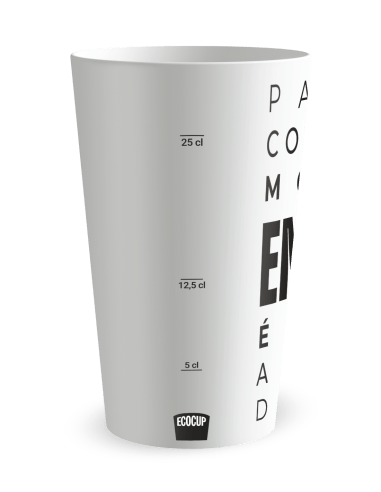 Gobelet transparent Graduation - Comité Entreprise Ensemble - Ecocup