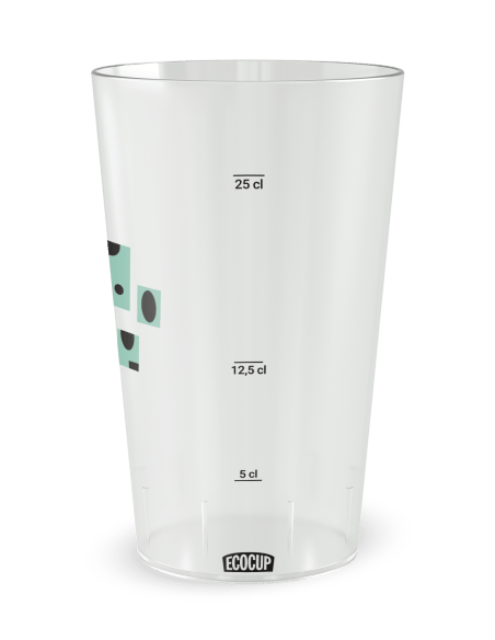 Gobelet transparent Graduation - Musée - Ecocup