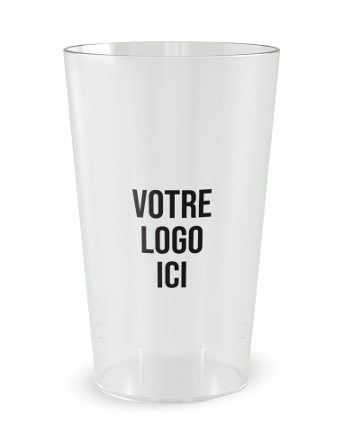 Gobelet transparent de dos - Musée - Ecocup