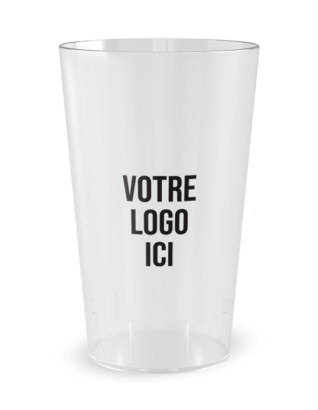 Gobelet transparent de dos - Musée - Ecocup