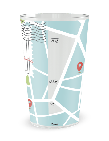Gobelet transparent de face - Office de Tourisme - Ecocup 2