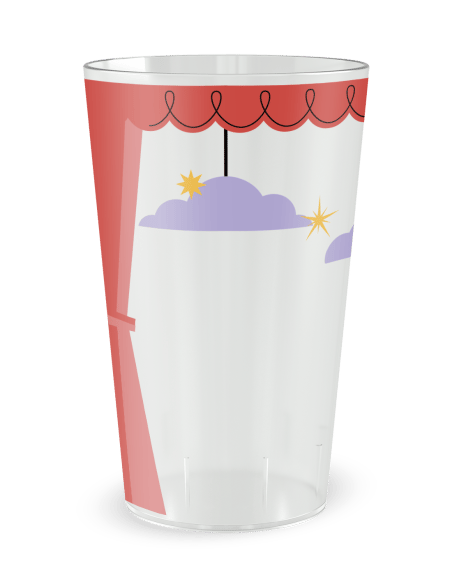 Gobelet transparent de dos - Théâtre - Ecocup