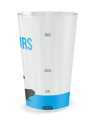 Gobelet transparent Graduation - Sauveteurs en Mer - Ecocup