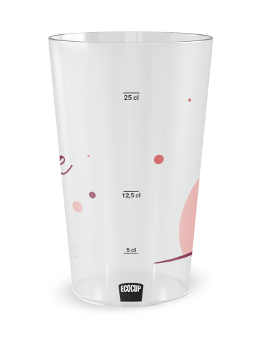 Gobelet transparent Graduation - Danse - Ecocup