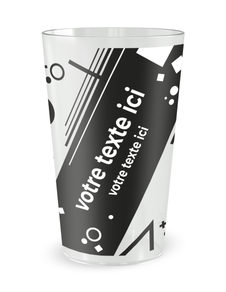 Gobelet transparent de dos - E-sport - Ecocup