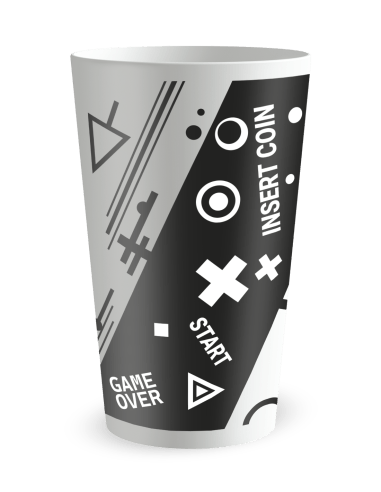 Gobelet blanc de dos - E-sport - Ecocup