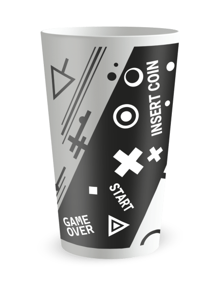 Gobelet blanc de dos - E-sport - Ecocup