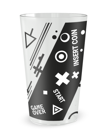 Gobelet transparent de face - E-sport - Ecocup