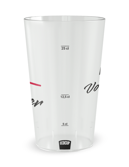 Gobelet transparent Graduation - Run Together - Ecocup