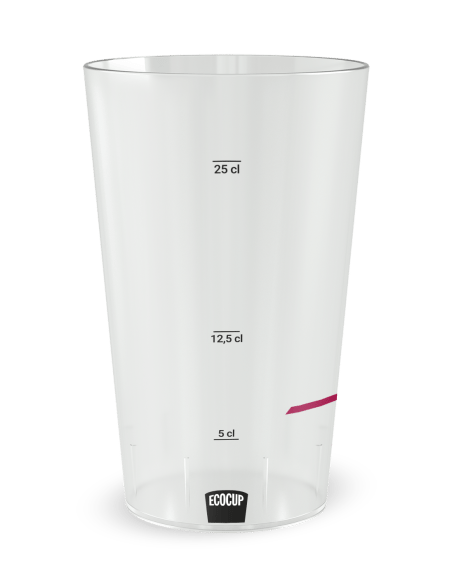 Gobelet transparent Graduation - Silhouette Sprint - Ecocup