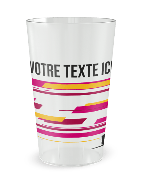 Gobelet transparent de dos - Silhouette Sprint - Ecocup