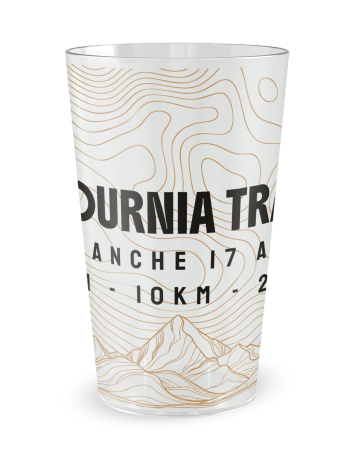 Gobelet transparent de face - Trail - Ecocup