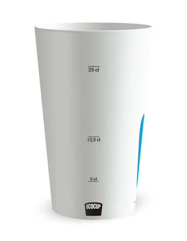 Gobelet blanc Graduation - Fêtes Amis Cheers - Ecocup