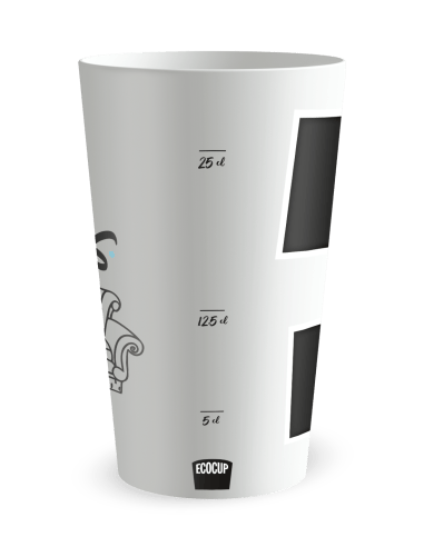Gobelet blanc Graduation - Fête Friends - Ecocup