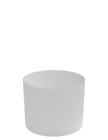 Verre ‘ short drinks ‘ personnalisable - ECO BODEGA - Blanc, vue de face, contenance 25 cl