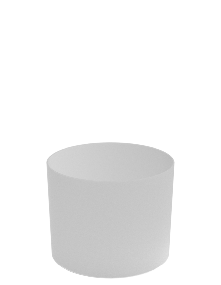Verre ‘ short drinks ‘ personnalisable - ECO BODEGA - Blanc, vue de face, contenance 25 cl
