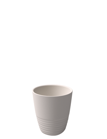 Tasse expresso réutilisable PURE - Taille S en couleur crème / beige - collection Ecocup - contenance 13,6 cl