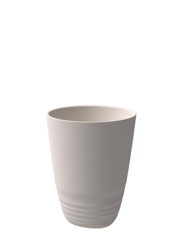 Tasse expresso réutilisable PURE - Taille L en couleur crème / beige - collection Ecocup - contenance 34,5 cl