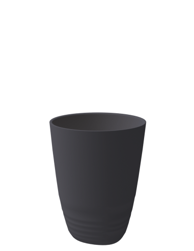Tasse expresso réutilisable PURE - Taille L en noir - collection Ecocup - contenance 34,5 cl