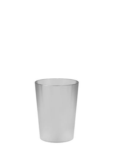 Gobelet réutilisable ECO 12 pour vos évènements - transparent, vue de face, contenance 10 cl - collection Ecocup
