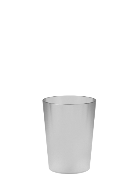 Gobelet réutilisable ECO 12 pour vos évènements - transparent, vue de face, contenance 10 cl - collection Ecocup