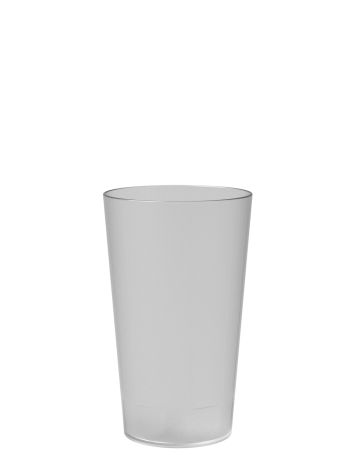 Gobelet réutilisable ECO 18 pour vos évènements - transparent, vue de face, contenance 15 cl - collection Ecocup