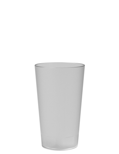 Gobelet réutilisable ECO 18 pour vos évènements - transparent, vue de face, contenance 15 cl - collection Ecocup