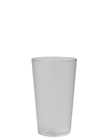 Gobelet réutilisable ECO 18 pour vos évènements - transparent, vue de face, contenance 15 cl - collection Ecocup