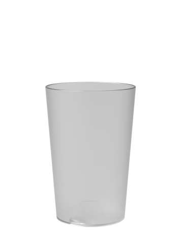 Gobelet réutilisable ECO 28 pour tes évènements - transparent, vue de face, contenance 25 cl - collection Ecocup