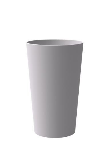 Gobelet ECO 30 pour vos évènements - blanc, vue de face, contenance 25 cl