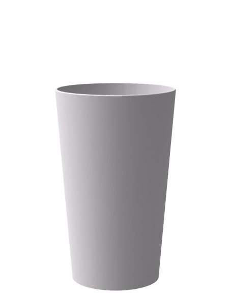 Gobelet ECO 30 pour vos évènements - blanc, vue de face, contenance 25 cl