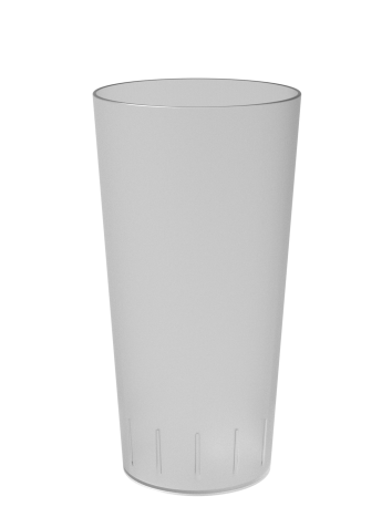Gobelet réutilisable ECO 40 pour tes évènements - transparent, vue de face, contenance 35 cl - collection Ecocup