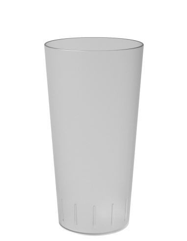 Gobelet réutilisable ECO 40 pour tes évènements - transparent, vue de face, contenance 35 cl - collection Ecocup
